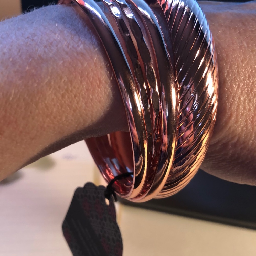 Set of 5 copper bracelets by Paparazzi